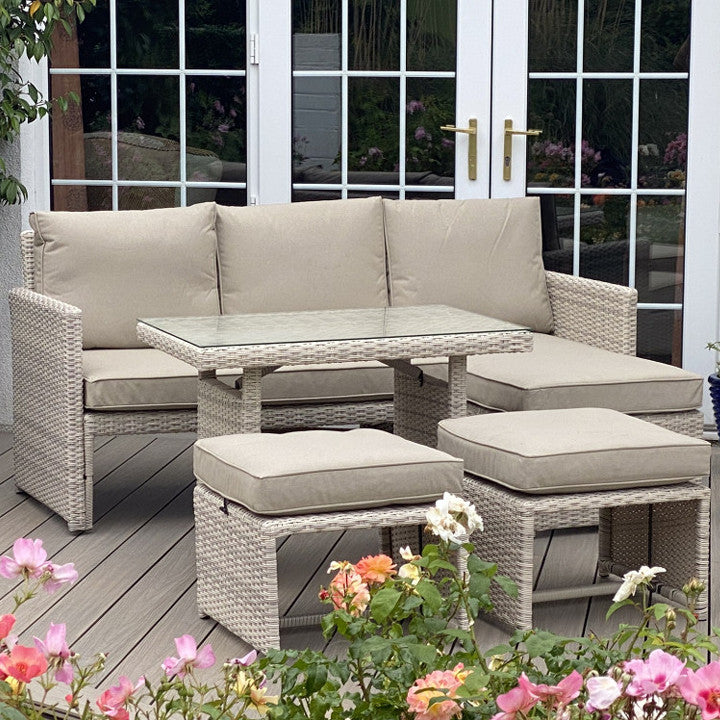 Miami 5-piece Corner Set (Cream) – Allure Online Shop